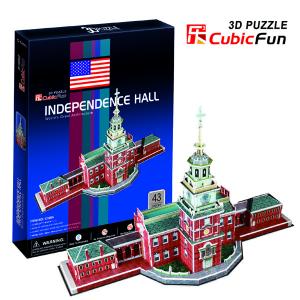 Independence Hall Puzzle 3D