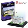 Casa alba puzzle 3d