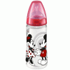 Mickey Mouse Biberon + Tetina silicon orificiu Mediu