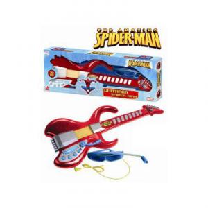 Set chitara cu ochelari si microfon Spiderman