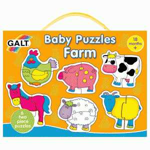 Puzzle pentru bebelusi Galt Baby Puzzles Farm