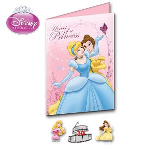 Coperta caiet 3D A4 Princess