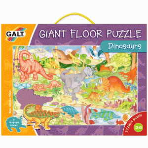 Puzzle gigant de podea Galt Giant Floor Puzzles Dinosaurs