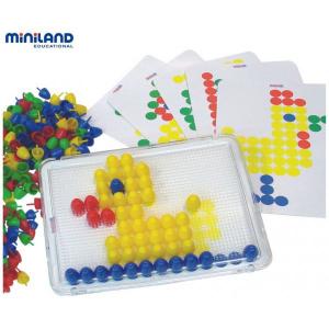 Miniland - Pegs - Mozaic 20 cu 160 piese