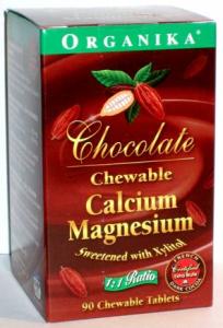 CALCIU MAGNEZIU 90 Tablete Ciocolata