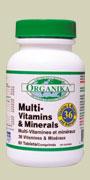 Super MULTI-VITAMINE, MINERALE +NUTRIENTI: 120 Tablete