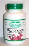 PAU d'ARCO 500 mg/90 caps. Anti Cancerigen, AntiFungal, AntiViral