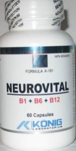 NEUROVITAL-Forte B2, B6, B12 , Acid Alfa Lipoic