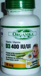 Vitamina D-3 Forte: 400 UI/90 capsule