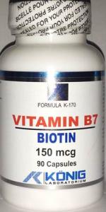 VITAMINA B7 ( VITAMINA H )  Biotina 90 capsule
