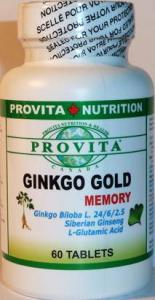 GINKGO (BILOBA) GOLD MEMORY 60 Tablete