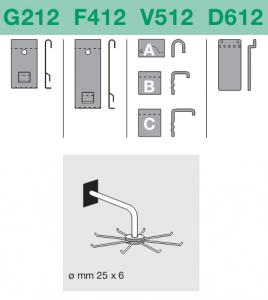 Suport rotativ G212-F412-V512-D612
