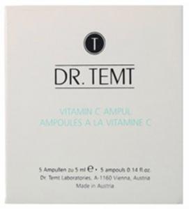 FIOLE COSMETICE CU VITAMINA C PROTECTOARE SI REGENERATOARE 5 ML DR. TEMT