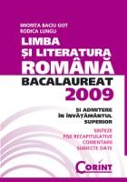 Limba si literatura romana. Bacalaureat 2009