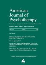 American Journal of Psychotherapy. Nr. 2/2008