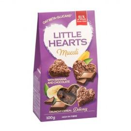 Little Hearts Banane si Ciocolata - 100g