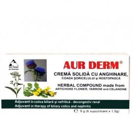 Aur Derm Supozitoare Anghinare 1,5gr*10+2 Gratis