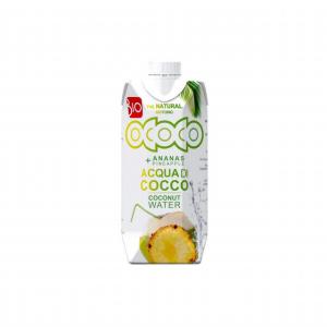 Apa de cocos cu suc de ananas, BIO - 330 ml