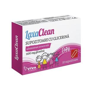 Supozitoare cu glicerina pentru copii, LaxaClean - 10 buc