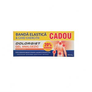 Dolorgiet gel analgezic 100 ml - 20% promo + Banda elastica