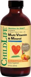 Multi Vitamin & Mineral (gust de portocale/mango) - 237ml - ChildLife Essentials