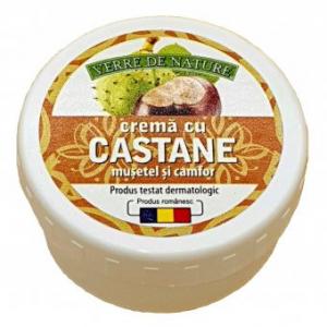 Crema cu castan, musetel si camfor - 20 g