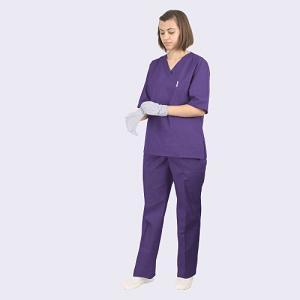 Costum medic violet inchis