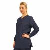 Bluza cu anchior tercot bleumarin [TEX 3T00502]