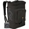 Canvas 15,4 inch tattoo backpack, fullsize, black
