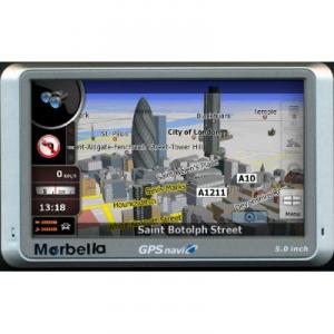 Marbella M7110, ecran 5 inch - Harta Full Europe