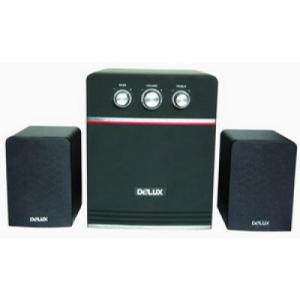 Delux 2.1 DLS-2181, 25 W RMS, argintiu&negru