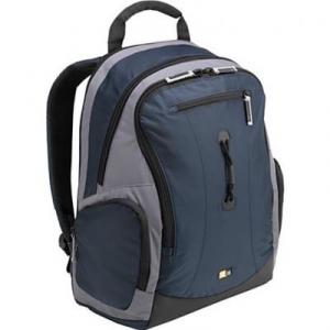 Nylon 15.4" Casual Sport-Backpack, Fullsize, Assorted (Blue/Brown/Green)