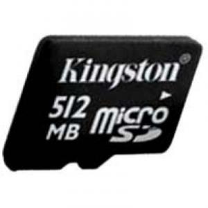 Kingston Secure Digital MicroSD 512MB