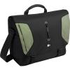 Nylon 15.4 inch casual sport-messenger bag, green