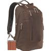 Nylon 15.4 inch urban backpack, brown