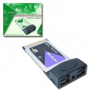 CARD PCMCIA adaptor la 4 x USB 2.0 PCMCIA-USB24