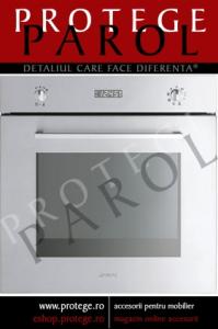 Cuptor electric inox antiamprenta, multifunctional, SMEG Italia, SC485X-8