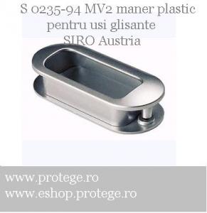 Maner crom mat pentru usi culisante, S 0235-94MV2