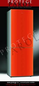 Combina frigorifica neincorporabila 60cm, portocaliu, Smeg, design Linea, F32BCOS
