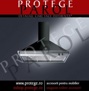 Hota de Perete 90 cm, negru lucios/butoane argintii, SMEG Italia, design Classica, KD90N