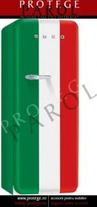 Combina Frigorifica 60cm Model Retro anii 50, steagul italian, Smeg, FAB28IT