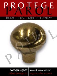 Buton bronz antic - fara surub S 2029-19ZN10