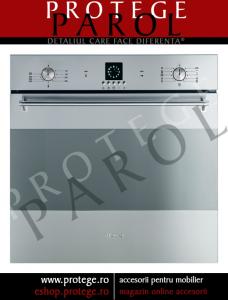Cuptor electric multifunctional, 60 cm, pirolitic, SMEG Italia, SCP99X-8