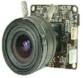 Camera board color IR, obiectiv varifocal 9-22mm , 550TVL/0,2Lux