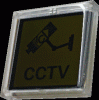 Indicator avertizare supraveghere video 50x50 mm