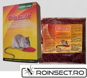 Biokett Pak rodenticid sub forma de boabe de cereale impregnate ( 200gr.)