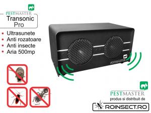 Pestmaster Transonic PRO - aparat profesional  anti daunatori - soareci, sobolani, dihori, insecte taratoare - 500mp