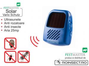 Aparat Vario SOLAR Blister (anti soarec, sobolan, tantari, cu frecventa reglabila pentru fiecare tip de daunator)