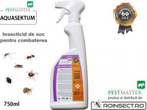 Insecticid de soc pentru combaterea insectelor taratoare si zburatoare - Aquasektum 750 ml