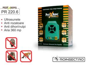 Electronic Pest Repeller cu ultrasunete - PR-220.6 - 360 mp